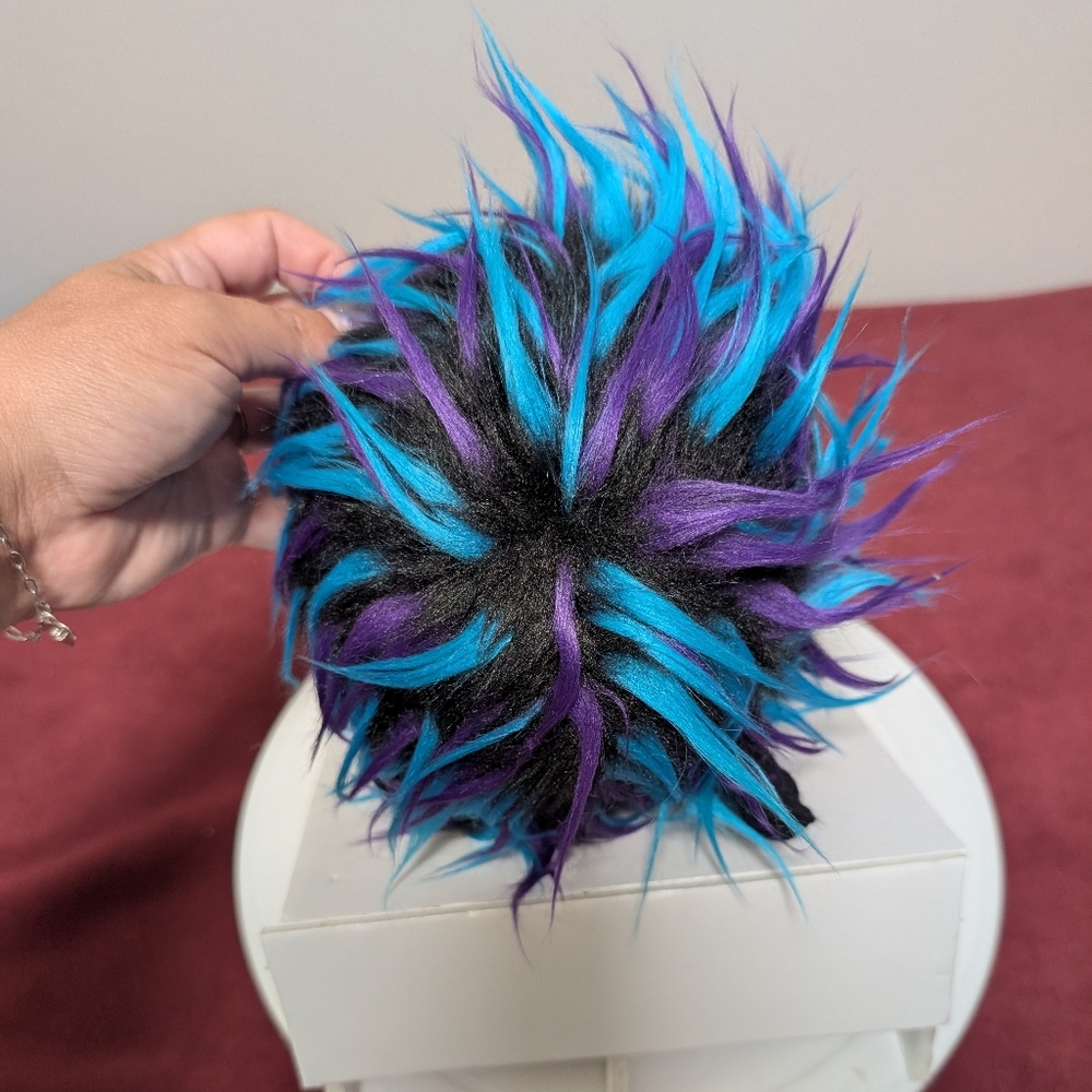 Fuzzigles Medium 10" Blue/Purple/Black Guinea Pig Stuffed Animal